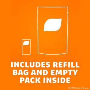 Tic Tac Bulk Resealable Refill Bag. Fruit Adventure Mints. On-The-Go Refreshment. Includes Empty Refillable Pack. 17.2 oz