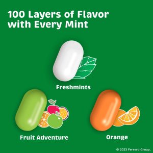 Tic Tac Flavor Variety Pack. Bulk 12 Pack. On-The-Go Refreshment. 1 oz Each