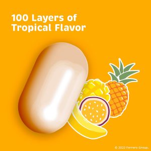 Tic Tac Tropical Adventure Fruit Flavored Mints. Bulk 8 Pack. On-The-Go Refreshment. 3.4 oz Each