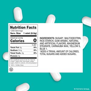 Tic Tac Wintergreen Breath Mints. Bulk 12 Pack. On-The-Go Refreshment. 1.7 oz Each