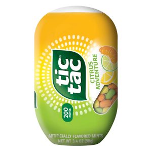Tic Tac Citrus Adventure Mints. Bulk 8 Pack. Mints On the Go. Bottle Pack. 3.4 oz Each