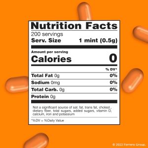 Tic Tac Orange Flavored Mints. 4 Bottle Packs. On-The-Go Refreshment. 3.4 oz Each