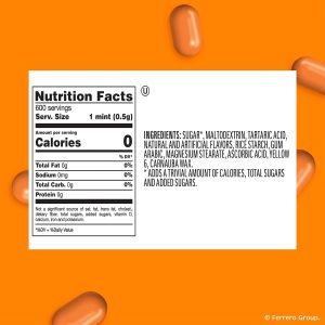 Tic Tac Trick or Treat Orange Mints. Perfect Party Favors. Great for On-the-Go Sharing. Bulk 12 Pack. .84 oz Each