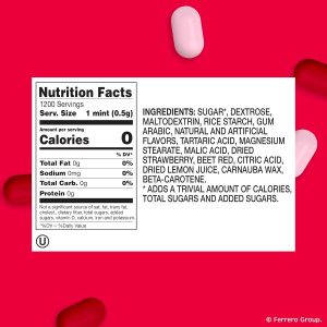 Tic Tac Strawberry & Cream Mints. Bulk 12 Pack. On-The-Go Refreshment. 1.7 oz Each