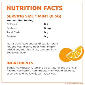 Tic Tac Bulk Resealable Refill Bag. Orange Flavored Mints. On-The-Go Refreshment. Includes Empty Refillable Pack. 17.2 oz