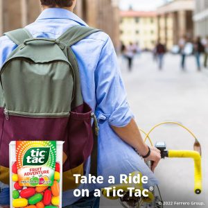Tic Tac Fruit Adventure Mints. Bulk 12 Pack. On-The-Go Refreshment. 1 oz Each