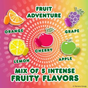 TIC TAC CHEWY! Fruit Adventure & Sour Adventure Candy. Variety Pack. Share Size Bag. 8 Count. 3.4 oz Each