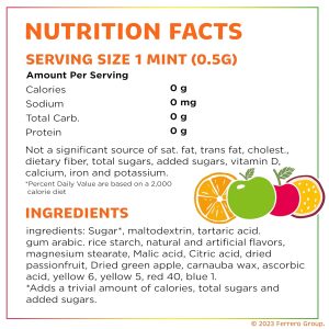 Tic Tac Bulk Resealable Refill Bag. Fruit Adventure Mints. On-The-Go Refreshment. Includes Empty Refillable Pack. 17.2 oz