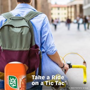 Tic Tac Orange Flavored Mints. 4 Bottle Packs. On-The-Go Refreshment. 3.4 oz Each