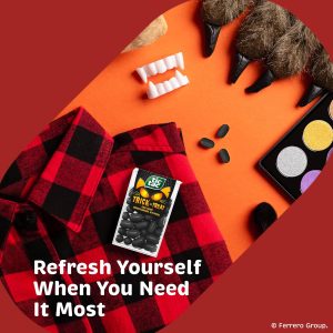 Tic Tac Trick or Treat Sour Cherry Mints. Great for Party Favors and On-the-Go Sharing. Bulk 12 Pack. .84 oz Each